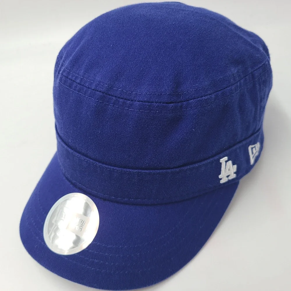 Women Los Angeles Dodgers Hat Strapback New Era Blue MLB Cadet Military Army Cap